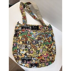 JuJuBe x Tokidoki Animalini Be Light Tote Diaper Bag Shoulder Bag Excellent Cond
